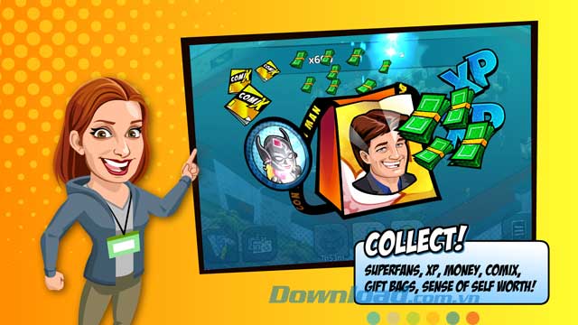 Thu thập tiền xu, điểm kinh nghiệm và các phần thưởng trong game