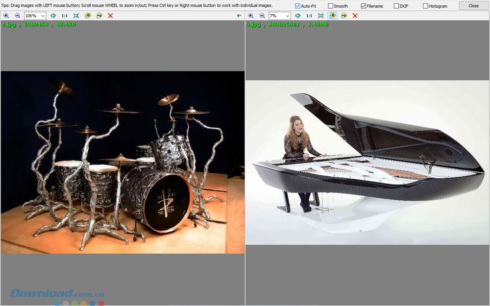 So sánh hình ảnh 