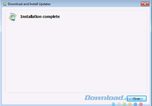 Hoàn thành quá trình cài đặt Hoàn thành quá trình cài đặt