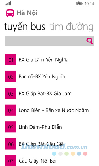 Tìm đường xe bus