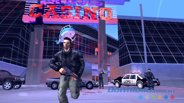 Sân chơi trong game Grand Theft Auto III trên Android