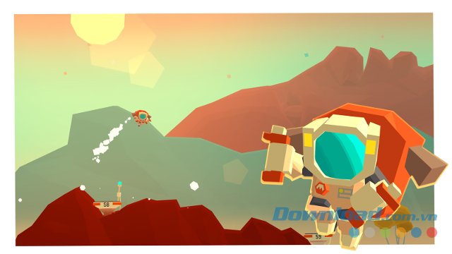 Giao diện game khám phá sao Hỏa