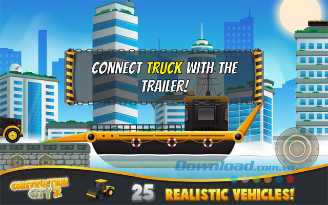 Nhiều loại phương tiện khác nhau cho bạn sử dụng trong game