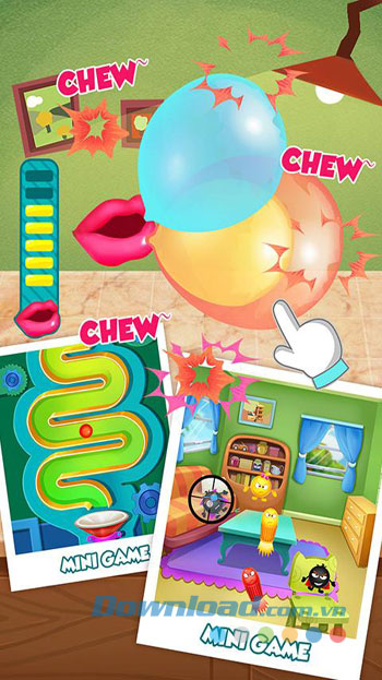 Các công đoạn làm kẹo trong game