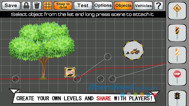 Tự tạo level riêng và chia sẻ với bạn bè Tự tạo level riêng và chia sẻ với bạn bè