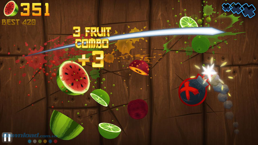 Game chém hoa quả trên di động Fruit Ninja  Classic cho Android