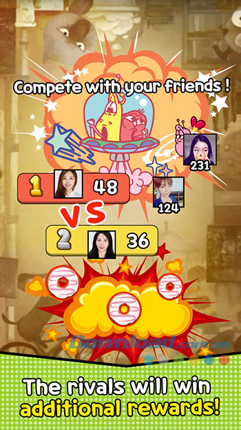 Thi tài cùng bạn bè