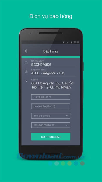 Báo hỏng dịch vụ Báo hỏng dịch vụ