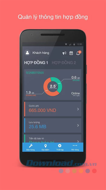 Quản lý thông tin hợp đồng Quản lý thông tin hợp đồng