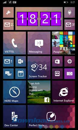 Thêm widget đồng hồ cho Windows Phone với Perfect Clock