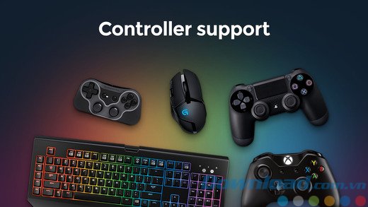 Remotr hỗ trợ nhiều thiết bị điều khiển bên ngoài