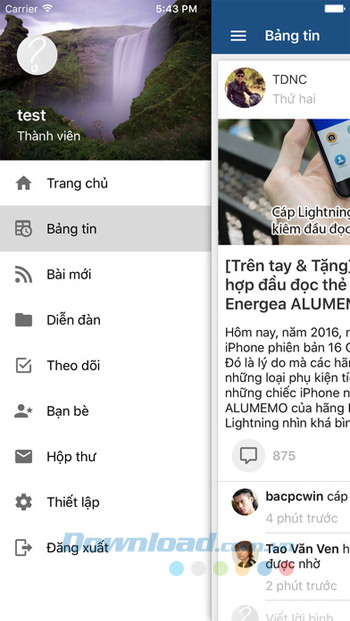 Menu Tinh tế