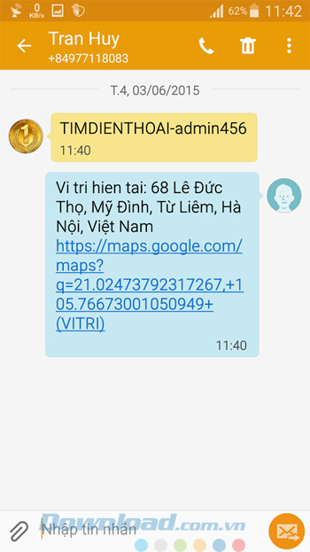 Nhắn tin điện thoại