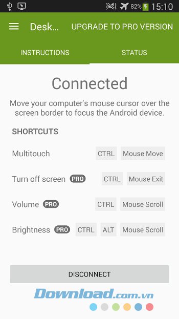 Trạng thái kết nối