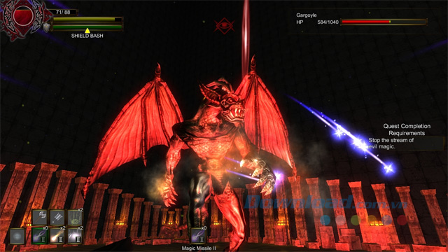 Chiến đấu với nhiều quái vật hung hãn trong game nhập vai Dungeons & Darkness cho máy tính