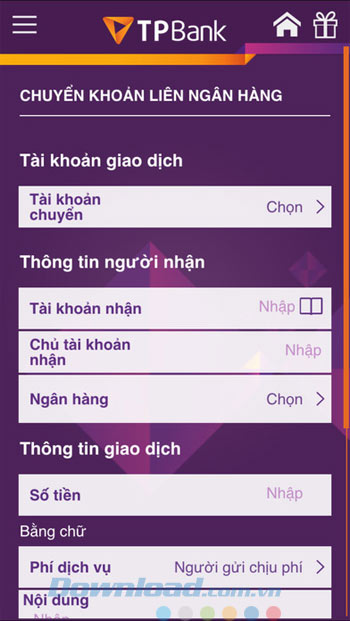 Chuyển khoản liên ngân hàng
