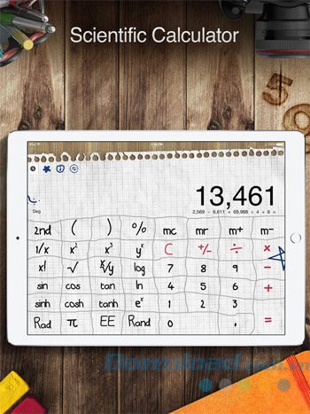 Tích hợp tính năng máy tính khoa học vào Calculator Pro 