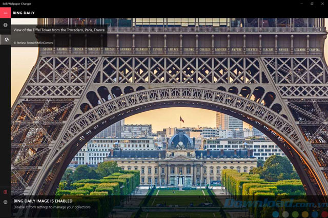Giao diện của Brilli Wallpaper Changer