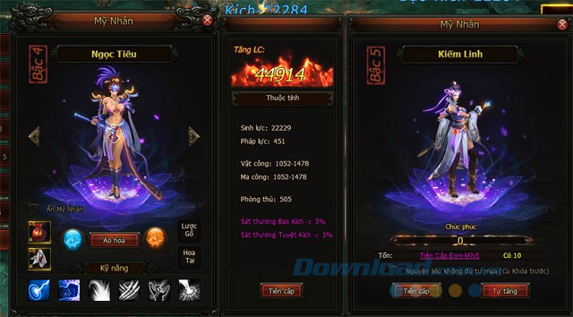Hệ thống mỹ nhân xinh đẹp