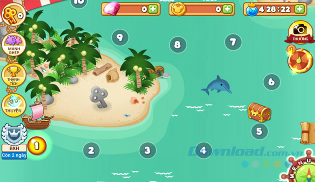 Giao diện game Disney Catch Catch