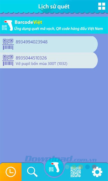 Lịch sử quét mã vạch