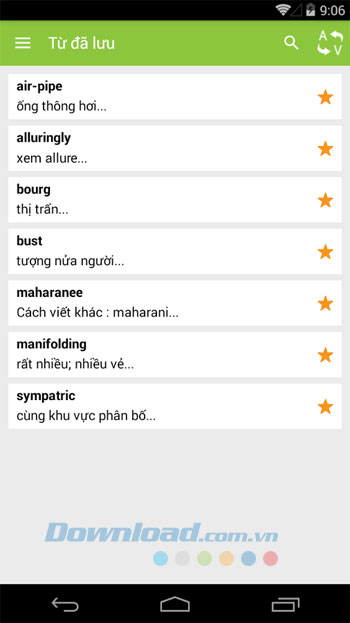 Từ đã lưu