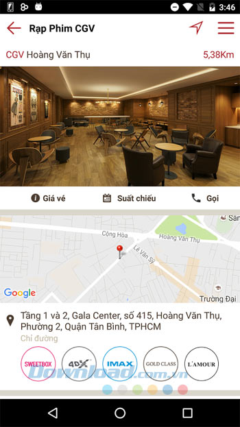 Tìm kiếm rạp phim CGV