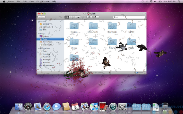 Giao diện của 3D Desktop Screen Saver cho Mac