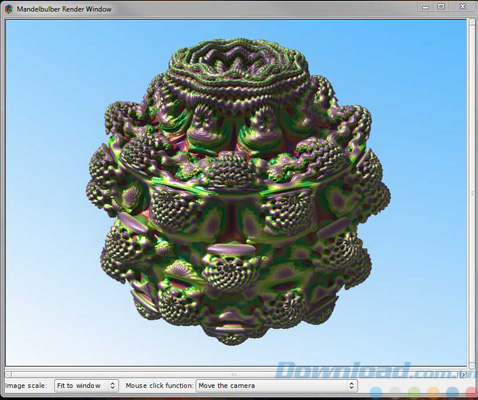 Giao diện của Mandelbulber