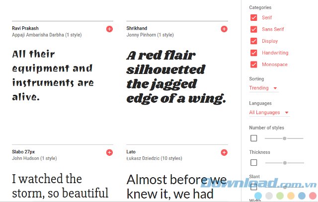 Khám phá Google Fonts, nguồn tài nguyên phông chữ miễn phí và đa dạng cho thiết kế web hiện đại. https://st.download.com.vn/data/image/2016/11/14/Google-Fonts-phong-chu.jpg