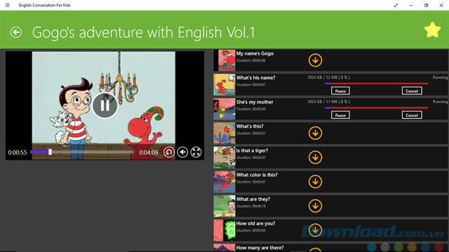 Học tiếng Anh qua video