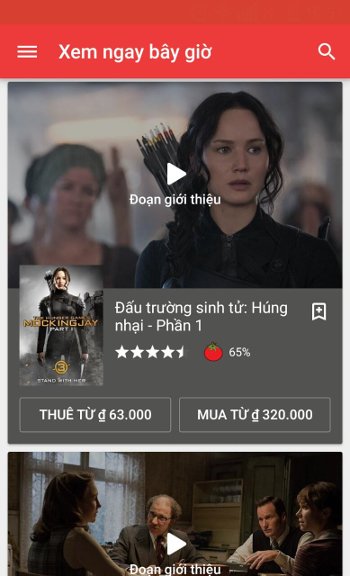 Tùy chọn mua phim hoặc thuê