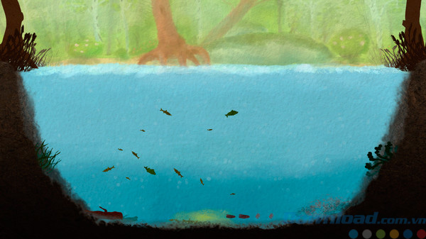 Giao diện game Among Ripples