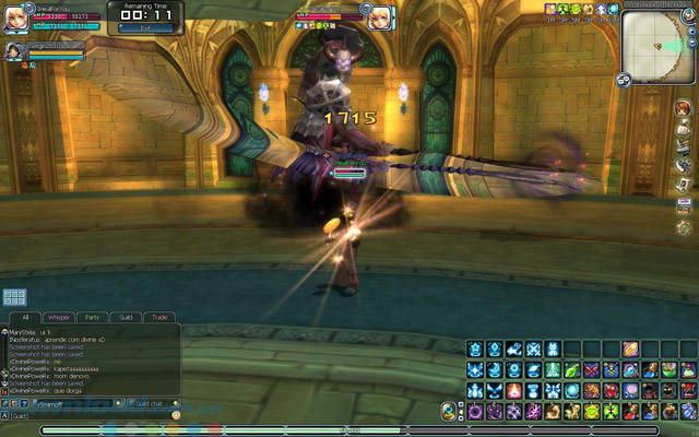 Đánh boss trong Florensia