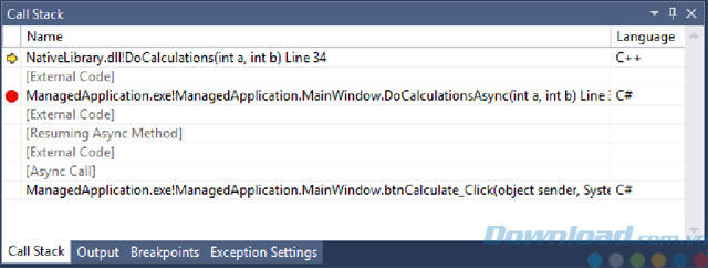 Gỡ lỗi trên nhiều ngôn ngữ