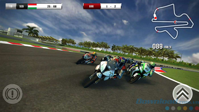 Giao diện game SBK16 Official Mobile Game