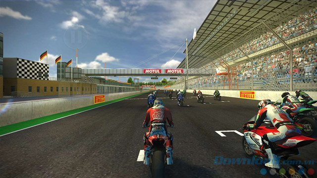 Chọn xe đua để bắt đầu thử thách trong SBK16