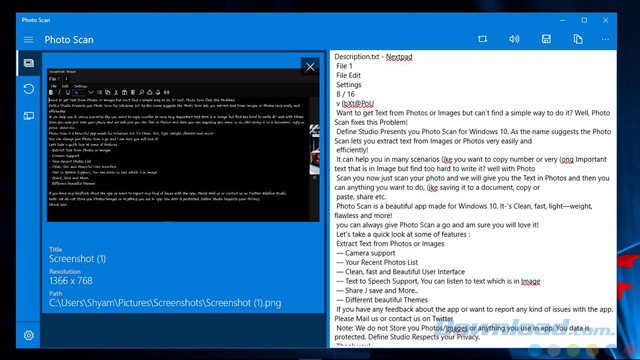 Tách chữ từ ảnh