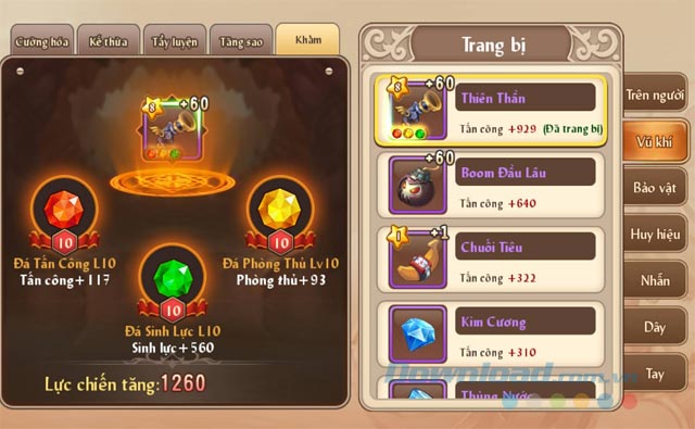 Hệ thống trang bị