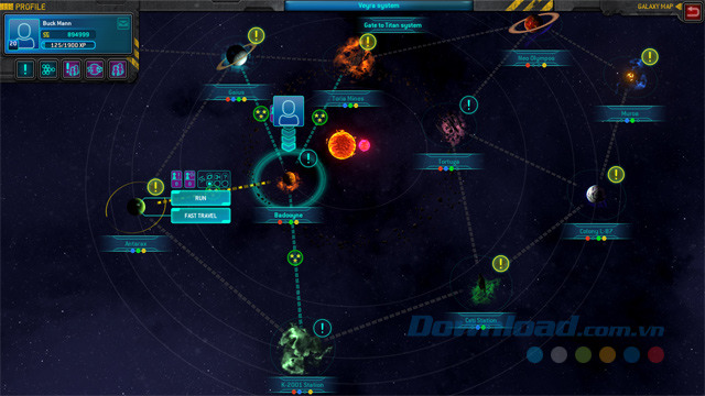 Khám phá không gian vũ trụ rộng lớn của game chiến thuật Space Run Galaxy cho máy tính