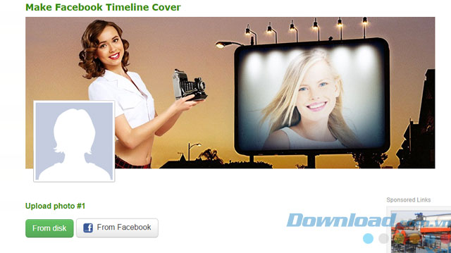 Làm ảnh bìa Facebook