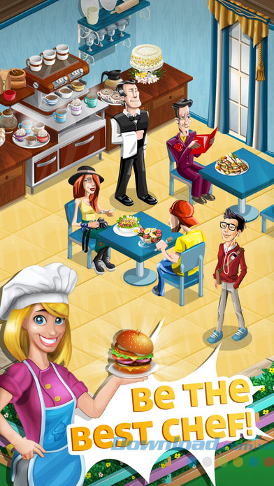 Nhập vai vua đầu bếp trong Chef Town
