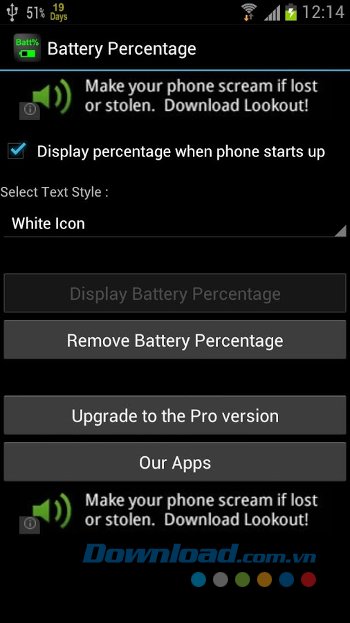 Giao diện đơn giản