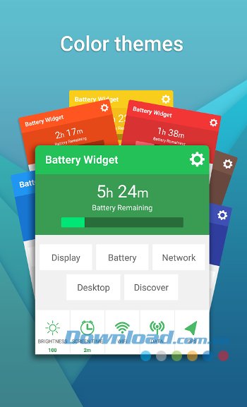 Thay đổi theme widget tùy ý 