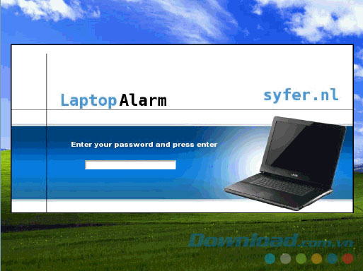 Phần mềm chống trộm máy tính Laptop Alarm