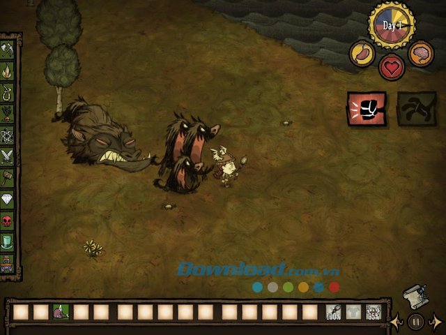 Chiến đấu với những sinh vật kỳ dị 