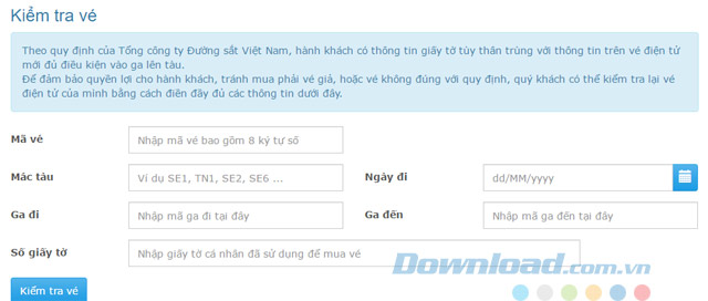 Kiểm tra vé