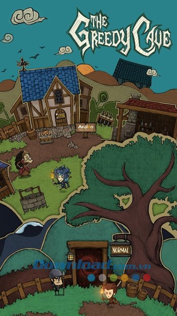 Giao diện game đẹp như tranh vẽ 