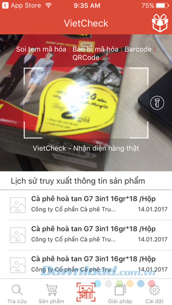 Quét mã QR Code