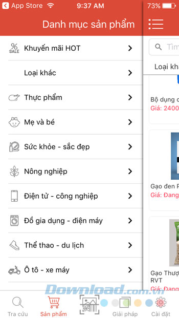 Danh mục sản phẩm